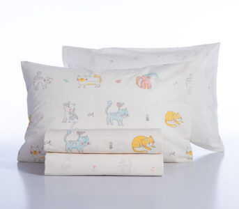 ΠΑΙΔΙΚΑ ΣΕΤ ΣΕΝΤΟΝΙΑ ΜΟΝΑ CAT LIFE 170X260 NEF-NEF HOMEWARE - Image 5