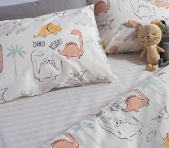 ΠΑΙΔΙΚΑ ΣΕΤ ΣΕΝΤΟΝΙΑ ΜΟΝΑ DINOSAUR ART 170X260 NEF-NEF HOMEWARE - Image 4