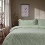 Beauty Home Σετ πάπλωμα υπέρδιπλο Art 10101 Fancy 220x240 Μέντα