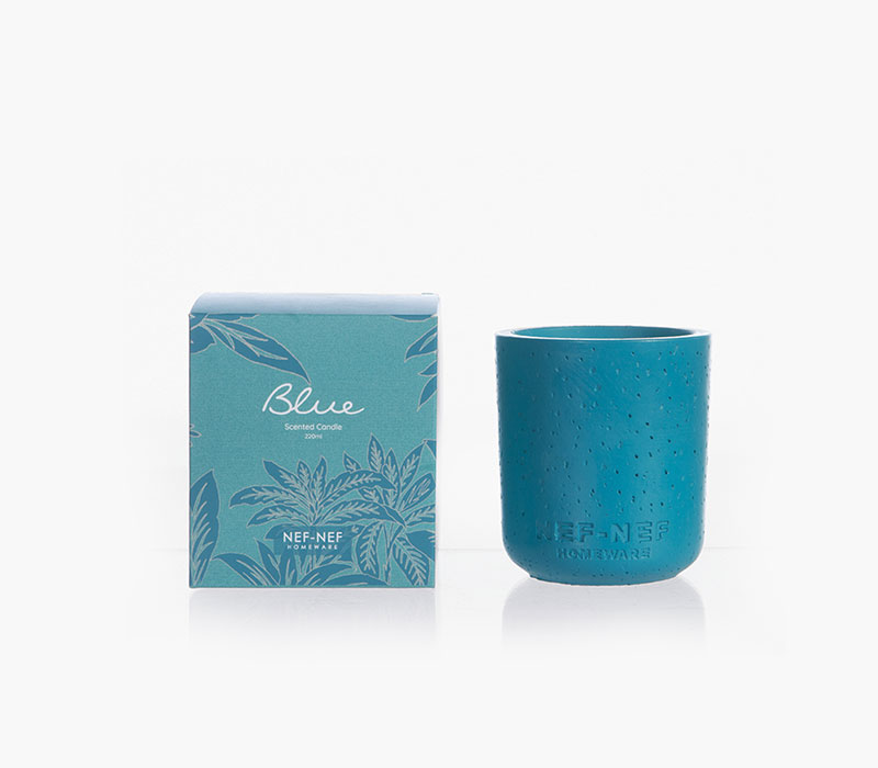 ΑΡΩΜΑΤΙΚΟ ΚΕΡΙ BLUE 26 220gr NEF-NEF HOMEWARE