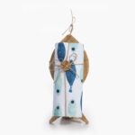 ΞΥΛΙΝΟ ΨΑΡΙ ΜΕ ΠΟΤΗΡΟΠΑΝΟ SARDINES BLUE 40X70 NEF-NEF HOMEWARE