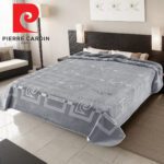 ΚΟΥΒΕΡΤΑ ΥΠΕΡΔΙΠΛΗ 220X240 PIERRE CARDIN NANCY 657  GREY(51)