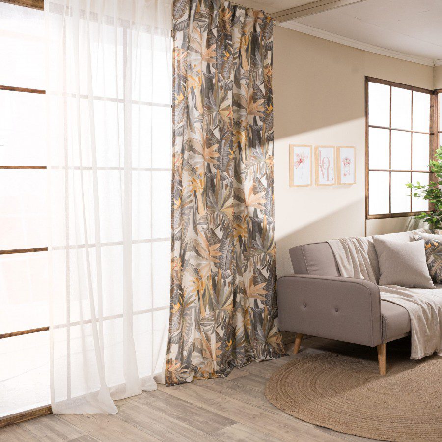 Κουρτίνα (Έτοιμη Ραμμένη) Orba - 140x260cm