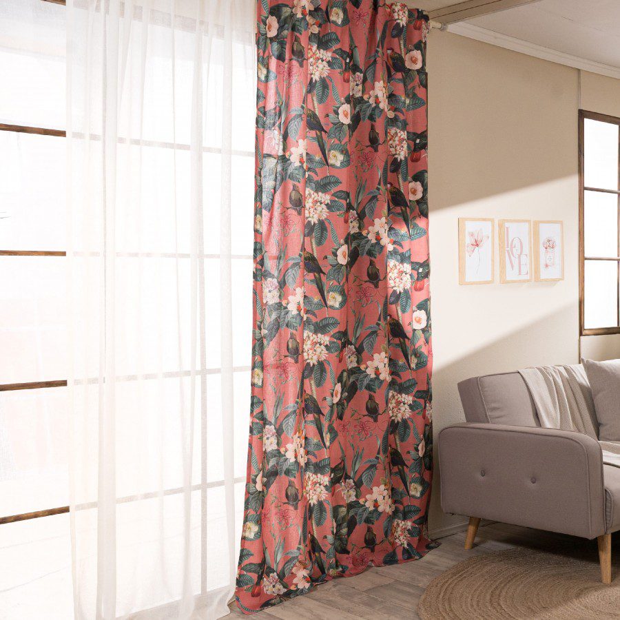 Κουρτίνα (Έτοιμη Ραμμένη) Puebla - 140x260cm