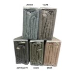 ΚΟΥΒΕΡΛΙ ΒΑΜΒΑΚΕΡΗ ΜΟΥΣΕΛΙΝΑ ΥΠΕΡΔΙΠΛΗ 240Χ250 ADAM HOME - Image 2