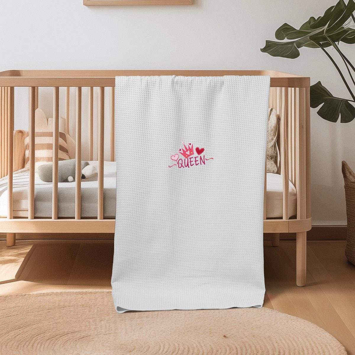 ΚΟΥΒΕΡΤΑ ΠΙΚΕ ΚΟΥΝΙΑΣ 110X140 ADAM HOME QUEEN WHITE