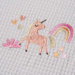 ΚΟΥΒΕΡΤΑ ΠΙΚΕ ΚΟΥΝΙΑΣ 110X140 ADAM HOME UNICORN GREY - Image 2