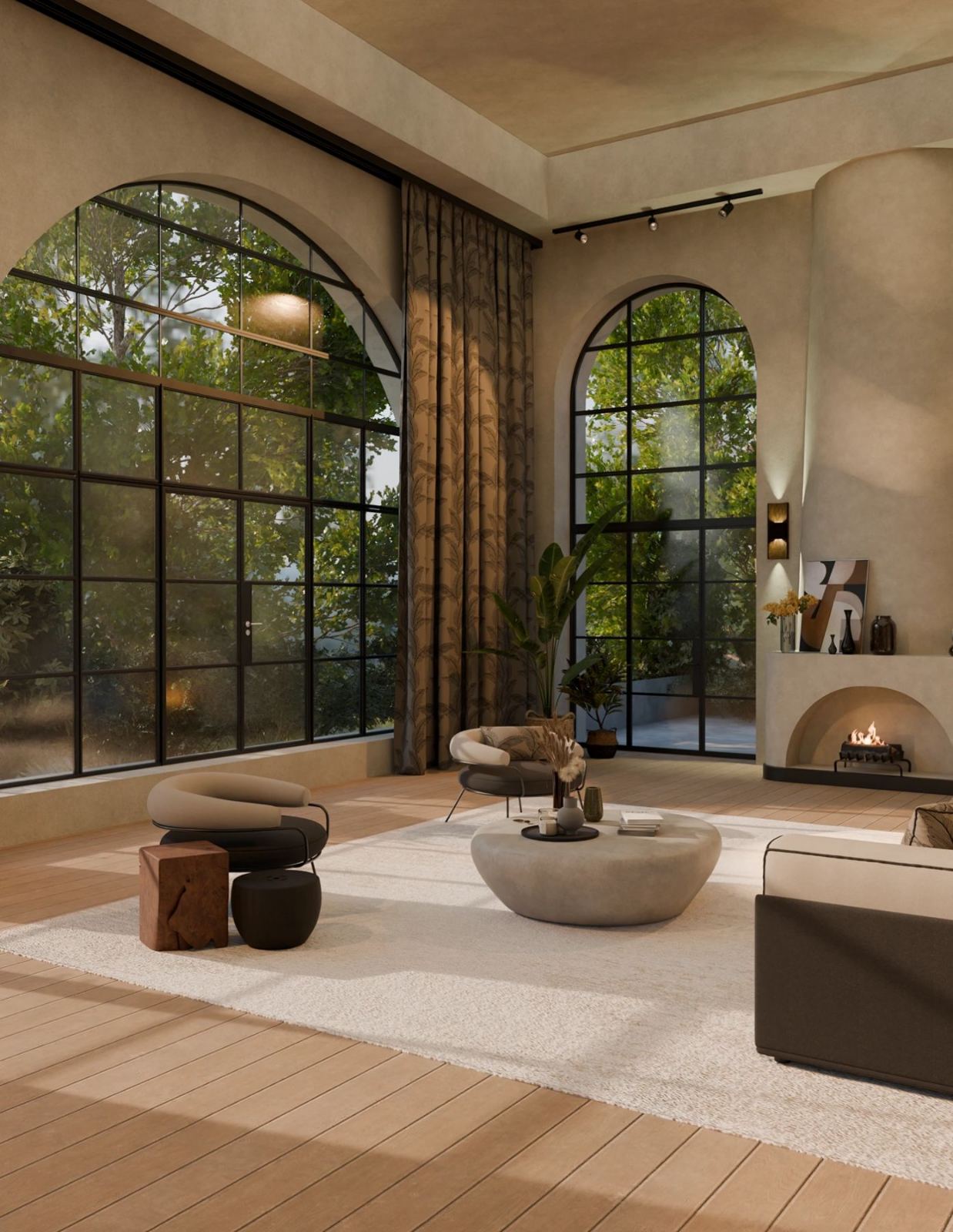 Κουρτίνες επί μέτρου Στο Λευκό