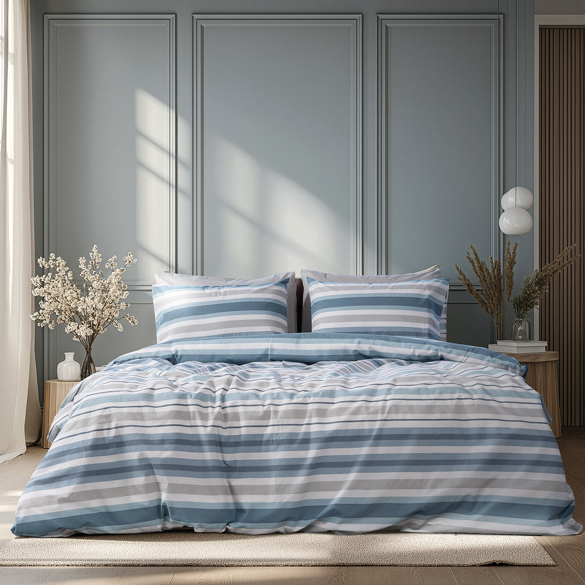 Beauty Home Σετ σεντόνια υπέρδιπλα Moments Art 12561 230x260 Σιέλ