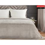 ΚΟΥΒΕΡΤΑ ΥΠΕΡΔΙΠΛΗ 220X240 PIERRE CARDIN NANCY 545 TAUPE(55) - Image 2