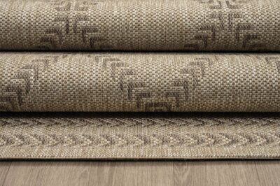 ΧΑΛΙ ETHNIK  2012C BROWN/CARAMEL BEIGE - 070X140  NewPlan - Image 4