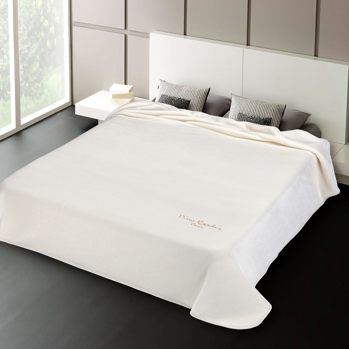 ΚΟΥΒΕΡΤΑ KING SIZE 240X260 PIERRE CARDIN NANCY 545 NATURAL(29) ΚΟΥΒΕΡΤΑ KING SIZE 240X260 PIERRE CARDIN NANCY 545 NATURAL(29)