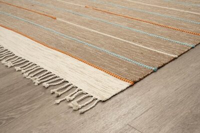 ΧΑΛΙ RIBELLA ΧΕΙΡΟΠΟΙΗΤΟ 600 BROWN - 133X190  NewPlan - Image 2