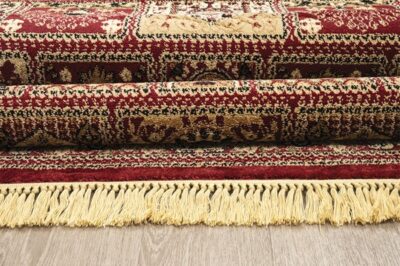 ΧΑΛΙ PERSIA 6283 BURGUNDY ΜΕ ΚΡΟΣΣΙ - 133X190  NewPlan - Image 4