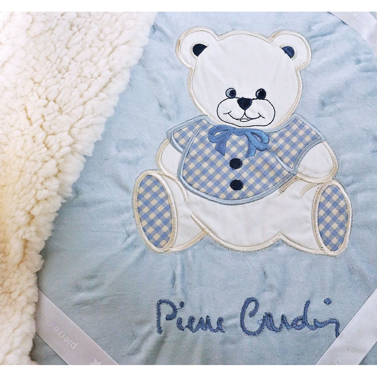 ΚΟΥΒΕΡΤΑ ΚΟΥΝΙΑΣ 110x140 FLEECE/SHERPA ΚΟΥΝΙΑΣ PIERRE CARDIN TEDDY BLUE ΚΟΥΒΕΡΤΑ ΚΟΥΝΙΑΣ 110x140 FLEECE/SHERPA ΚΟΥΝΙΑΣ PIERRE CARDIN TEDDY BLUE