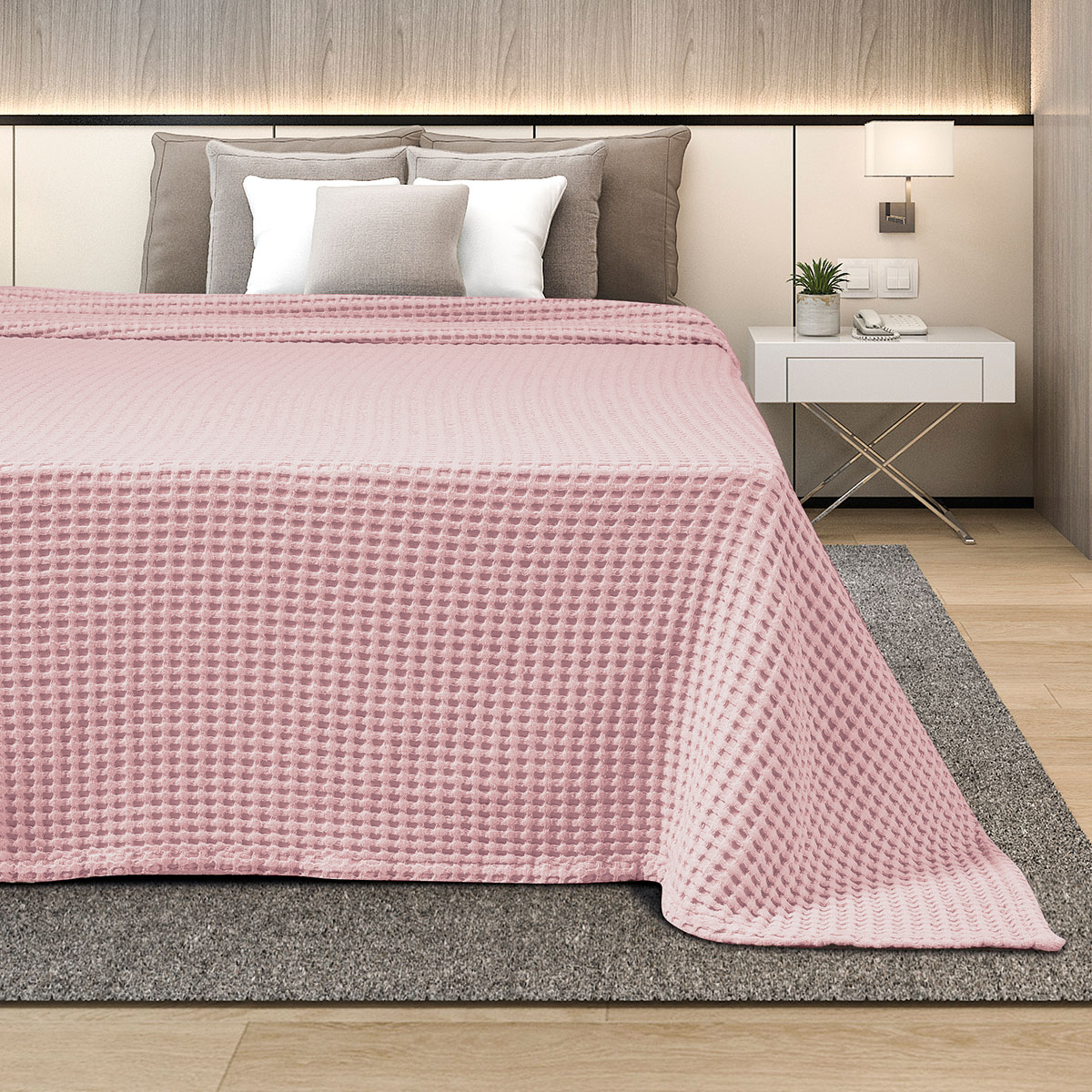 ΚΟΥΒΕΡΤΑ ΠΙΚΕ  ΥΠΕΡΔΙΠΛΗ 230X240 ADAM HOME  LILA