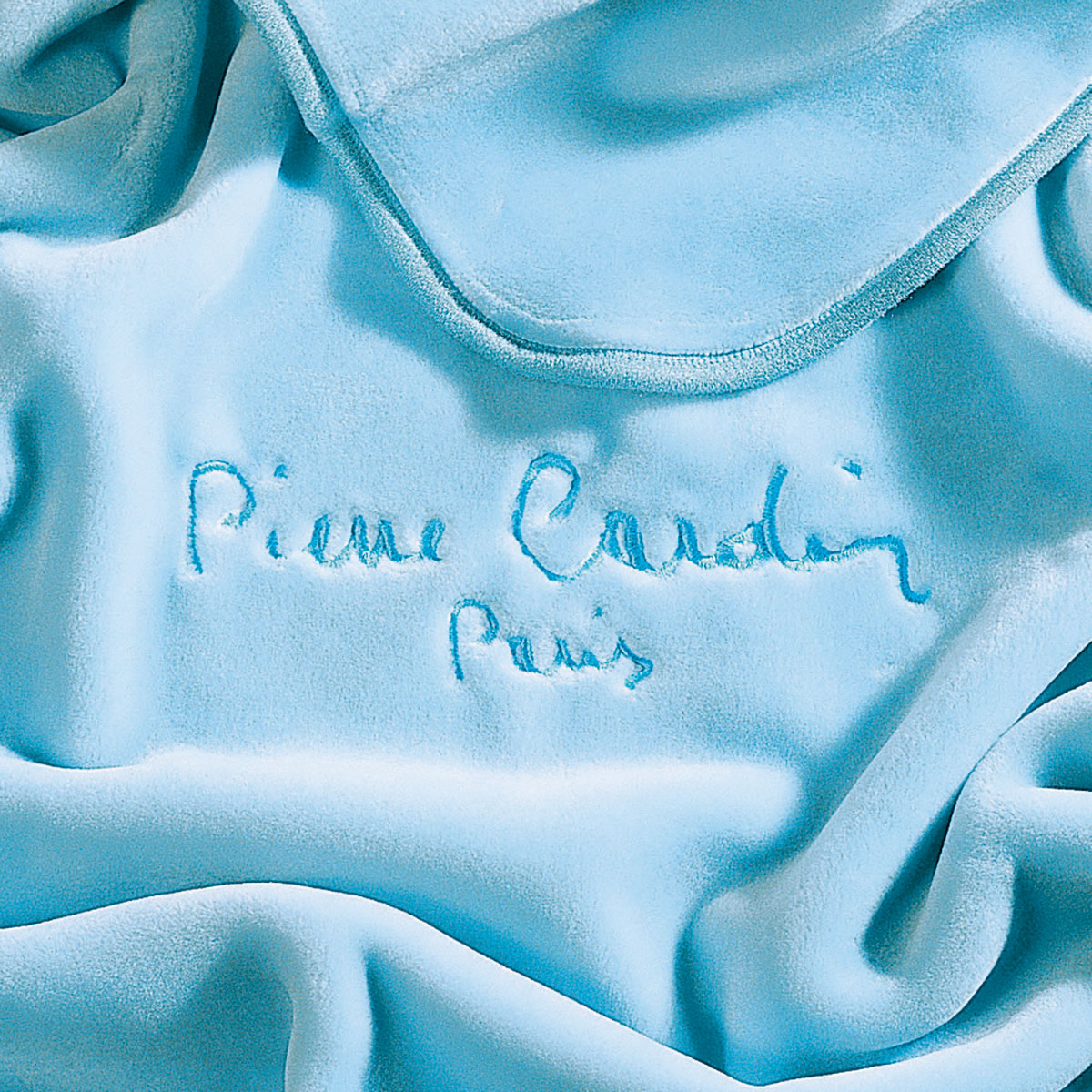 ΚΟΥΒΕΡΤΑ ΜΟΝΗ 160X220 PIERRE CARDIN NANCY 545 LIGHT BLUE (03)