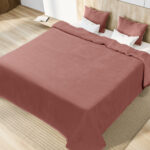 ΚΟΥΒΕΡΤΑ KING SIZE 240X260 PIERRE CARDIN NANCY 545 OPAL ROSE(64) - Image 3