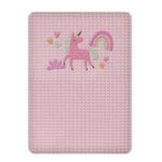 ΚΟΥΒΕΡΤΑ ΠΙΚΕ ΚΟΥΝΙΑΣ 110X140 ADAM HOME UNICORN OPAL ROSE