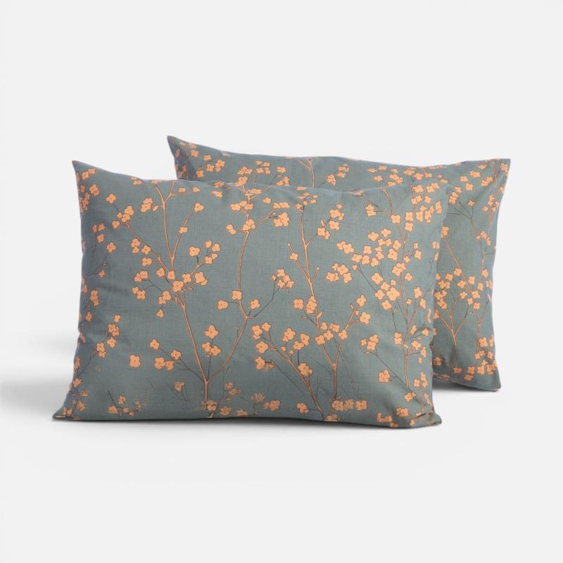 5205495648408 Μαξιλαροθήκη Floriva 52x72 Nef Nef Homeware - Image 1