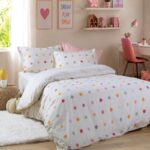 Σετ Παπλωματοθήκη Παιδική Μονή Dots Ecru 160x240  Nef Nef Homeware