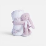 Κουβερτάκι με Κουνελάκι Βρεφικό Αγκαλιάς Fleece Bunny Boo 75x100  Nef Nef Homeware