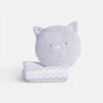 Κουβερτάκι με Μαξιλάρι Βρεφικό Fleece Cat 75x100  Nef Nef Homeware