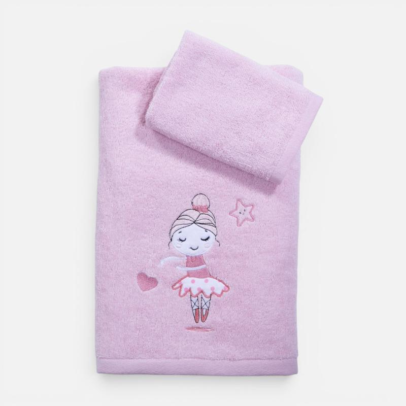 5205495653419 Πετσέτες Βρεφικές Σετ 2τεμ. Ballerine World Nef Nef Homeware - Image 1