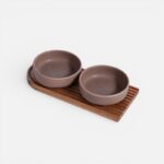 Πιάτο με Δίσκο Σετ 3Τεμ.Menti  Nef Nef Homeware