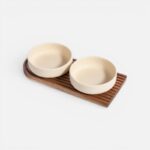 Πιάτο με Δίσκο Σετ 3Τεμ.Menti  Nef Nef Homeware