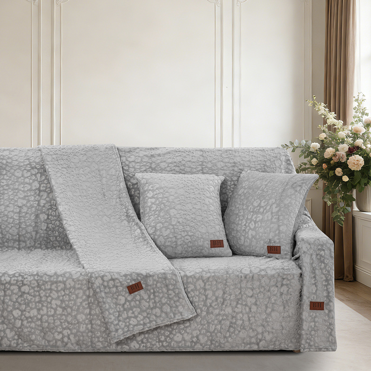 Beauty Home Μαξιλαροθήκη διακοσμητική Sienna Art 8677 50x50 Γκρι Beauty Home Μαξιλαροθήκη διακοσμητική Sienna Art 8677 50x50 Γκρι