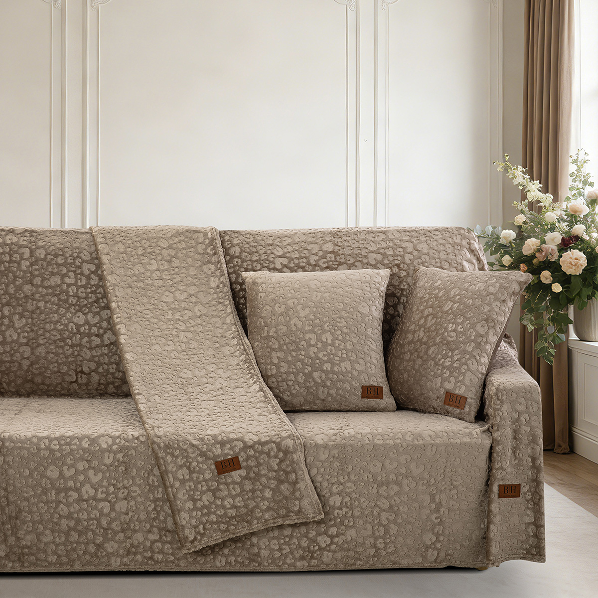 Beauty Home Μαξιλαροθήκη διακοσμητική Sienna Art 8678 50x50 Μόκα Beauty Home Μαξιλαροθήκη διακοσμητική Sienna Art 8678 50x50 Μόκα