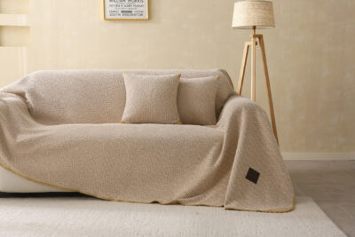 Beauty Home Ριχτάρι Τριθέσιο Lamb Plus Art 8833 175x300 Μπεζ
