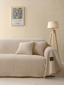 Beauty Home Ριχτάρι Μονοθέσιο Lamb Plus Art 8833 175x180 Μπεζ - Image 2