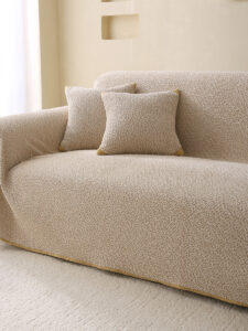 Beauty Home Ριχτάρι Μονοθέσιο Lamb Plus Art 8833 175x180 Μπεζ - Image 4