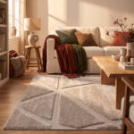 Beauty Home Χαλί Cozy Art 9639 Μπεζ 200x290 - Image 2