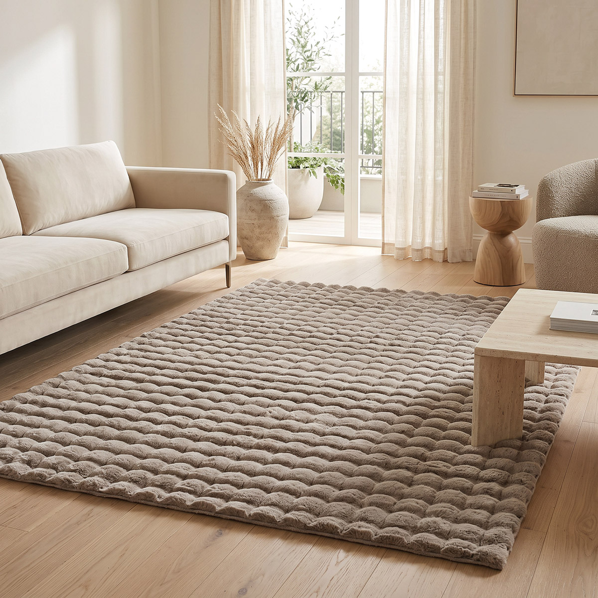 Beauty Home Χαλί Bubble Art 9663 Μόκα Beauty Home Χαλί Bubble Art 9663 Μόκα